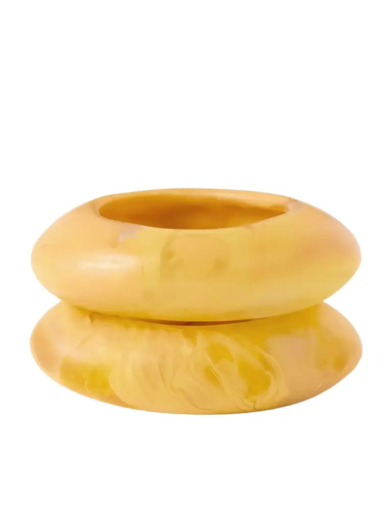 Rock Medium Set Of Two Resin Bangles Rock Medium Set Of Two Resin Bangles