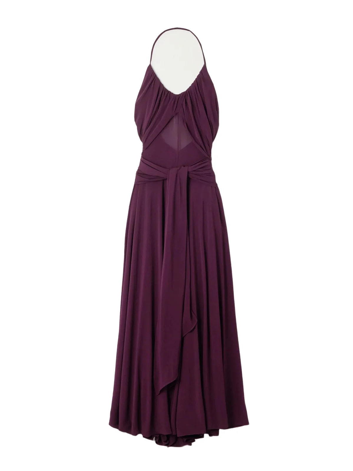 Stretch-jersey Halterneck Maxi Dress