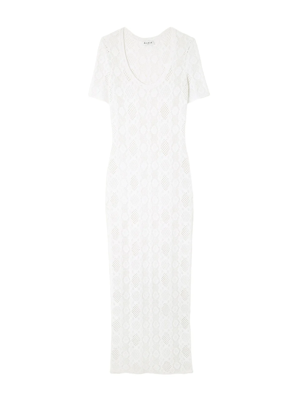 Open-knit Midi Dress