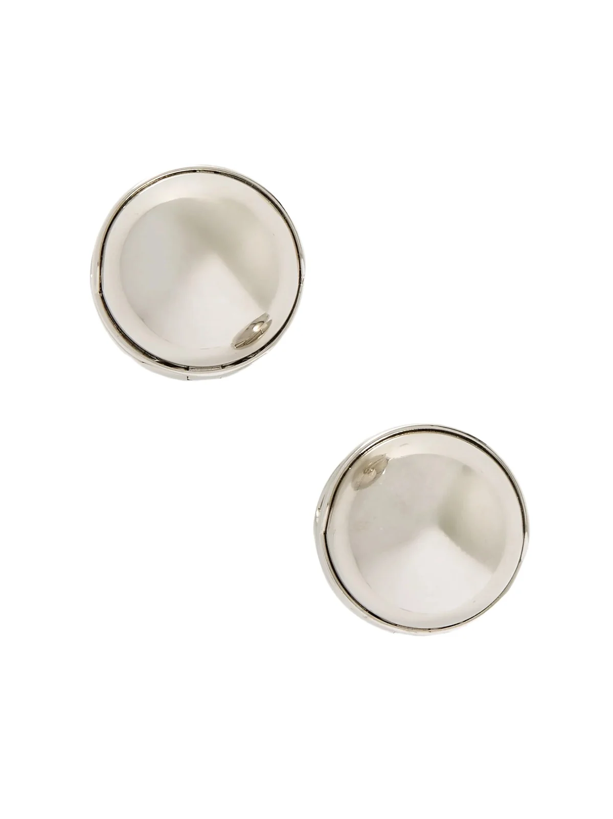 Sphere Silver-tone Earrings