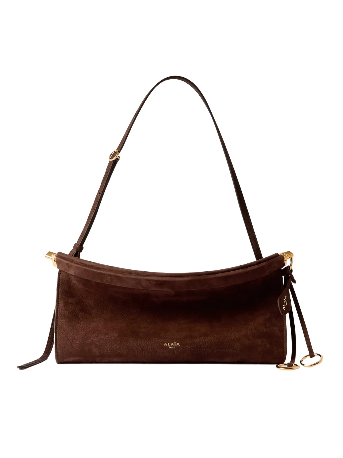 Click Medium Nubuck Shoulder Bag