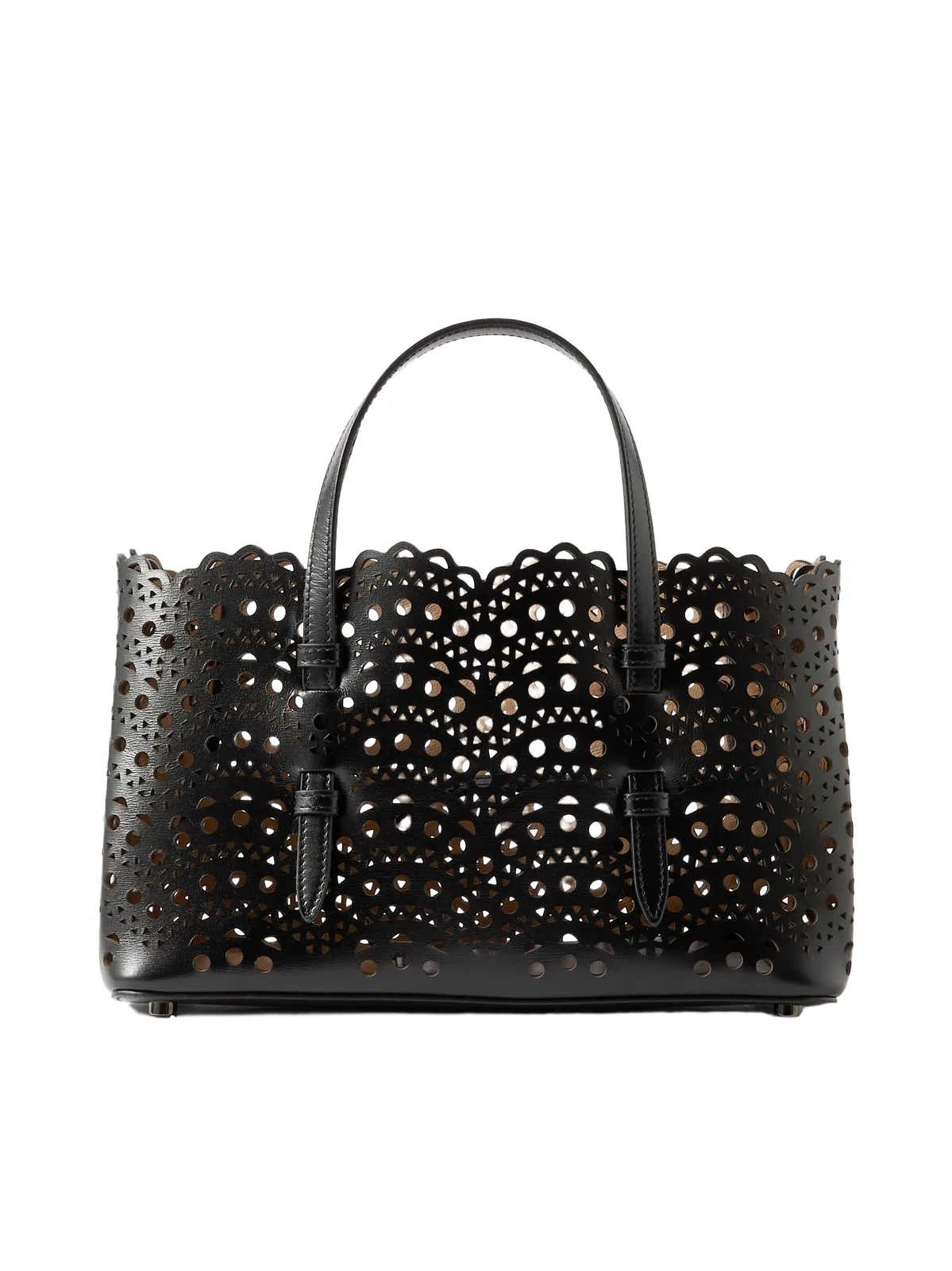 Mena 25 E/w Medium Laser-cut Leather Tote Mena 25 E/w Medium Laser-cut Leather Tote