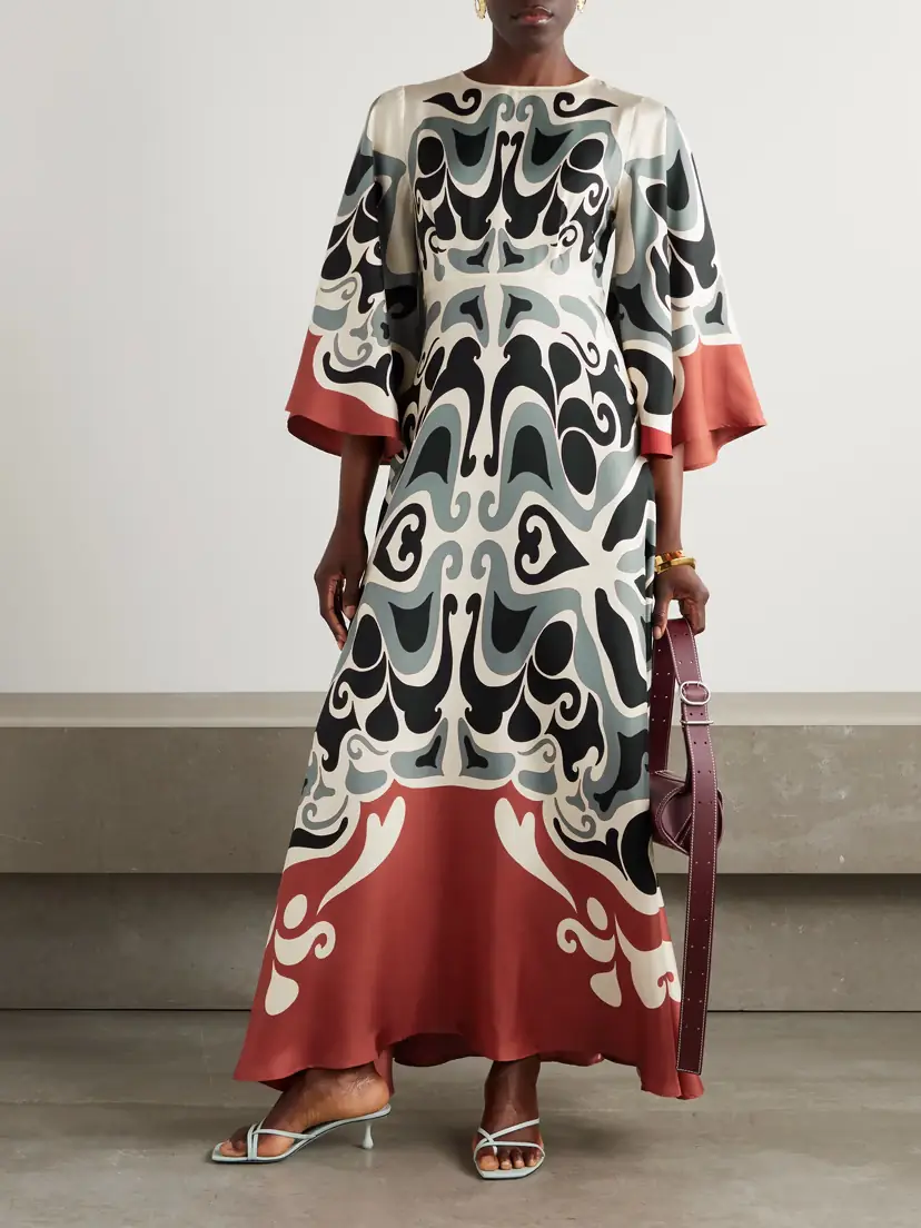 La DoubleJ Silk-twill Maxi Dress | Thumbnail 2 La DoubleJ Silk-twill Maxi Dress | Thumbnail 2