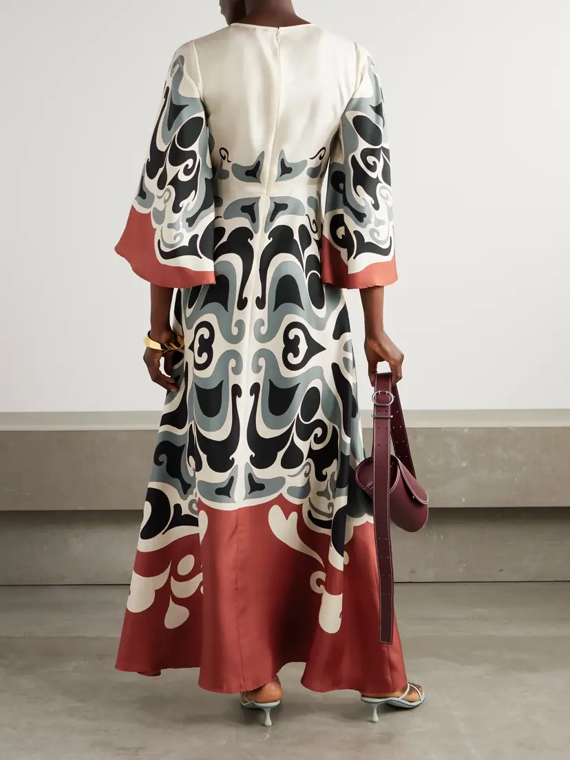La DoubleJ Silk-twill Maxi Dress | Thumbnail 3 La DoubleJ Silk-twill Maxi Dress | Thumbnail 3