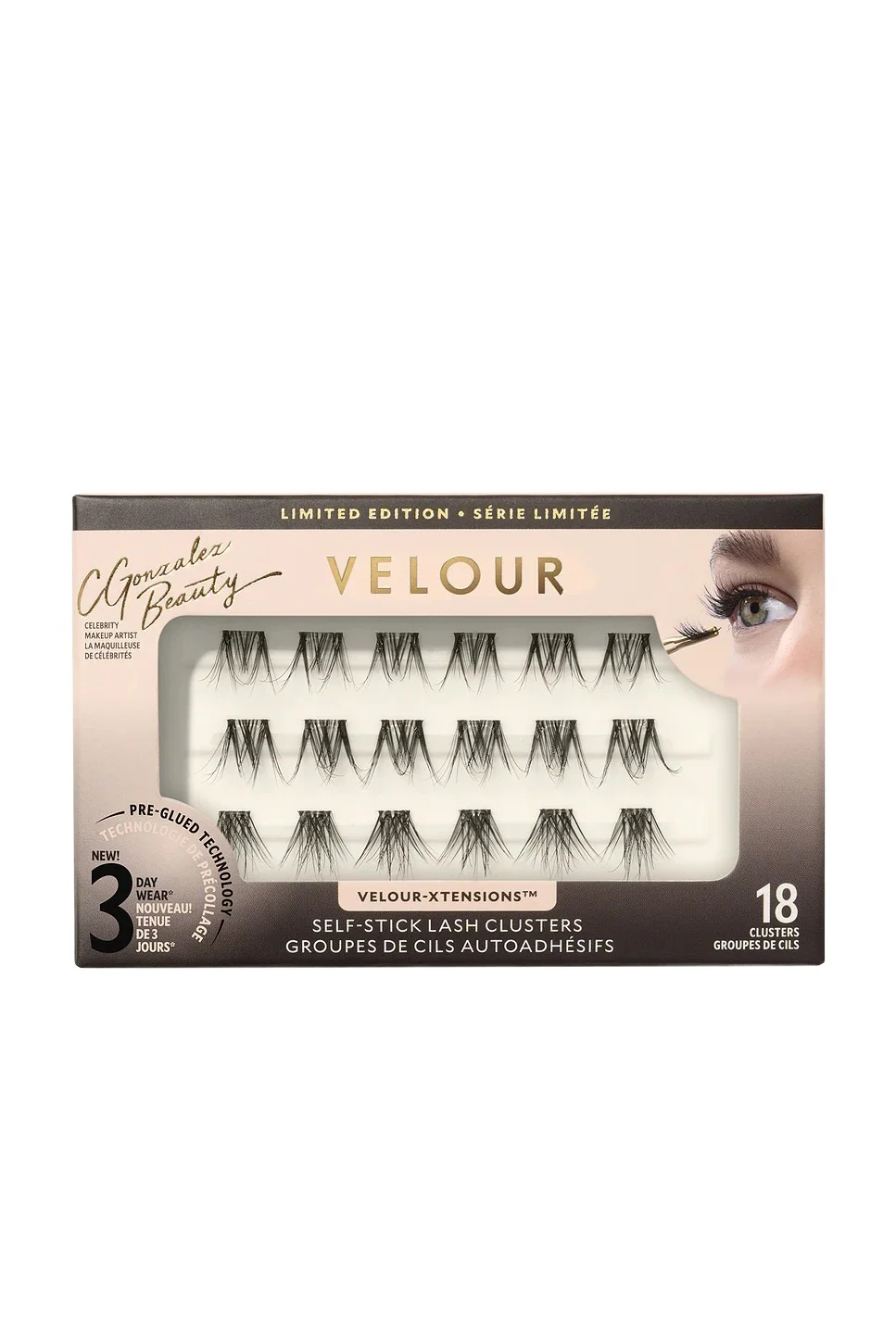 Velour Lashes X Cgonzalez Beauty Self-stick Lash Clusters