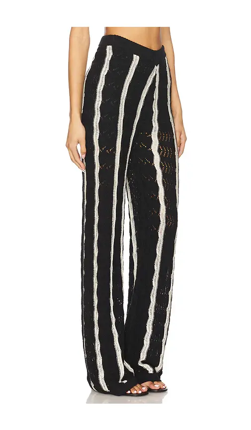 Central Park West Novelty Stitch Midrise Pant | Thumbnail 2