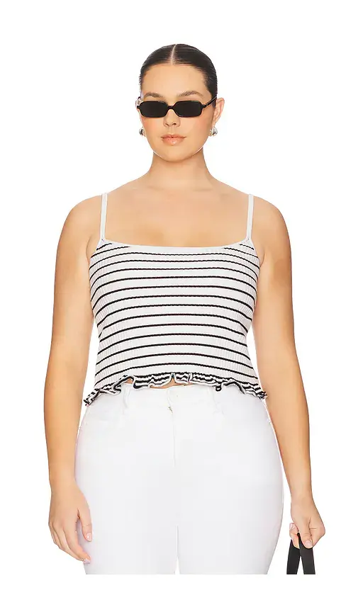 L'Academie Nicole Ribbed Tank | Thumbnail 2 L'Academie Nicole Ribbed Tank | Thumbnail 2