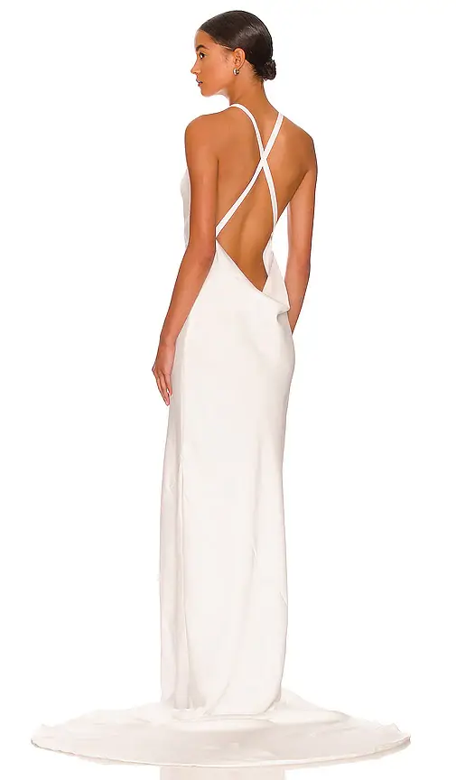 Cross Back Bias Gown Cross Back Bias Gown