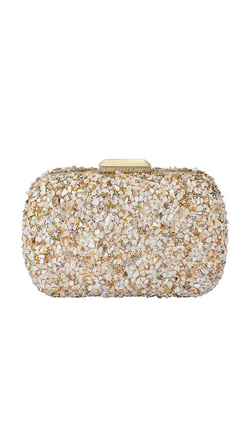 olga berg Savannah Pebble Clutch