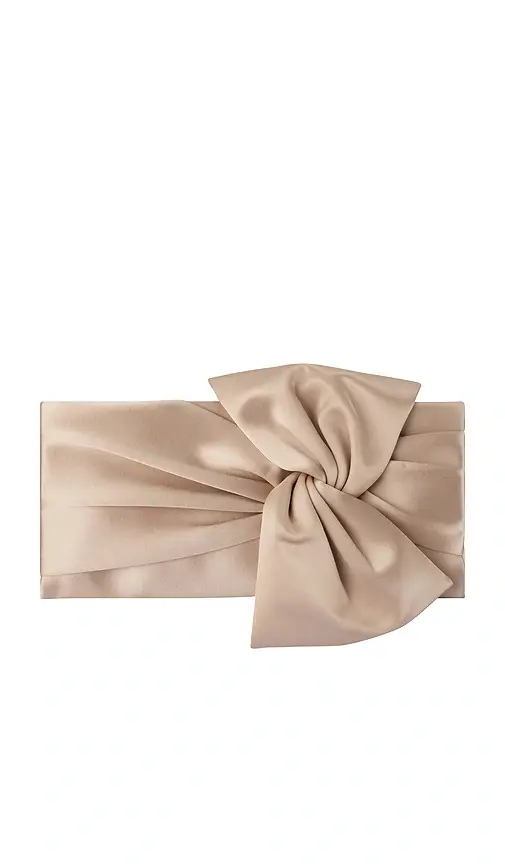 olga berg Chloe Tie Front Clutch | Image 1 olga berg Chloe Tie Front Clutch | Image 1
