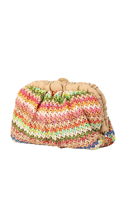 olga berg Amalia Petite Gathered Clutch | Thumbnail 2