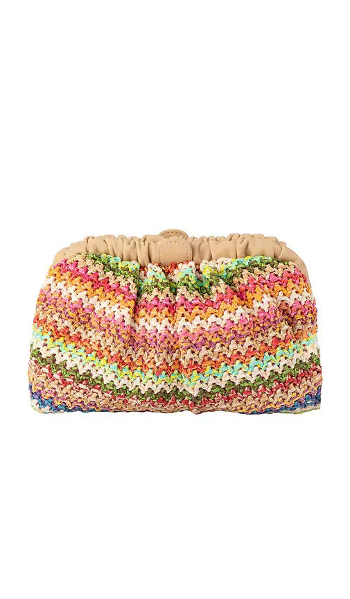 olga berg Amalia Petite Gathered Clutch | Image 1 olga berg Amalia Petite Gathered Clutch | Image 1