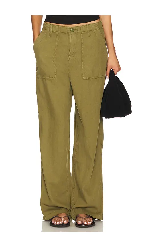 Good American Lite Linen Jeans | Image 1 Good American Lite Linen Jeans | Image 1