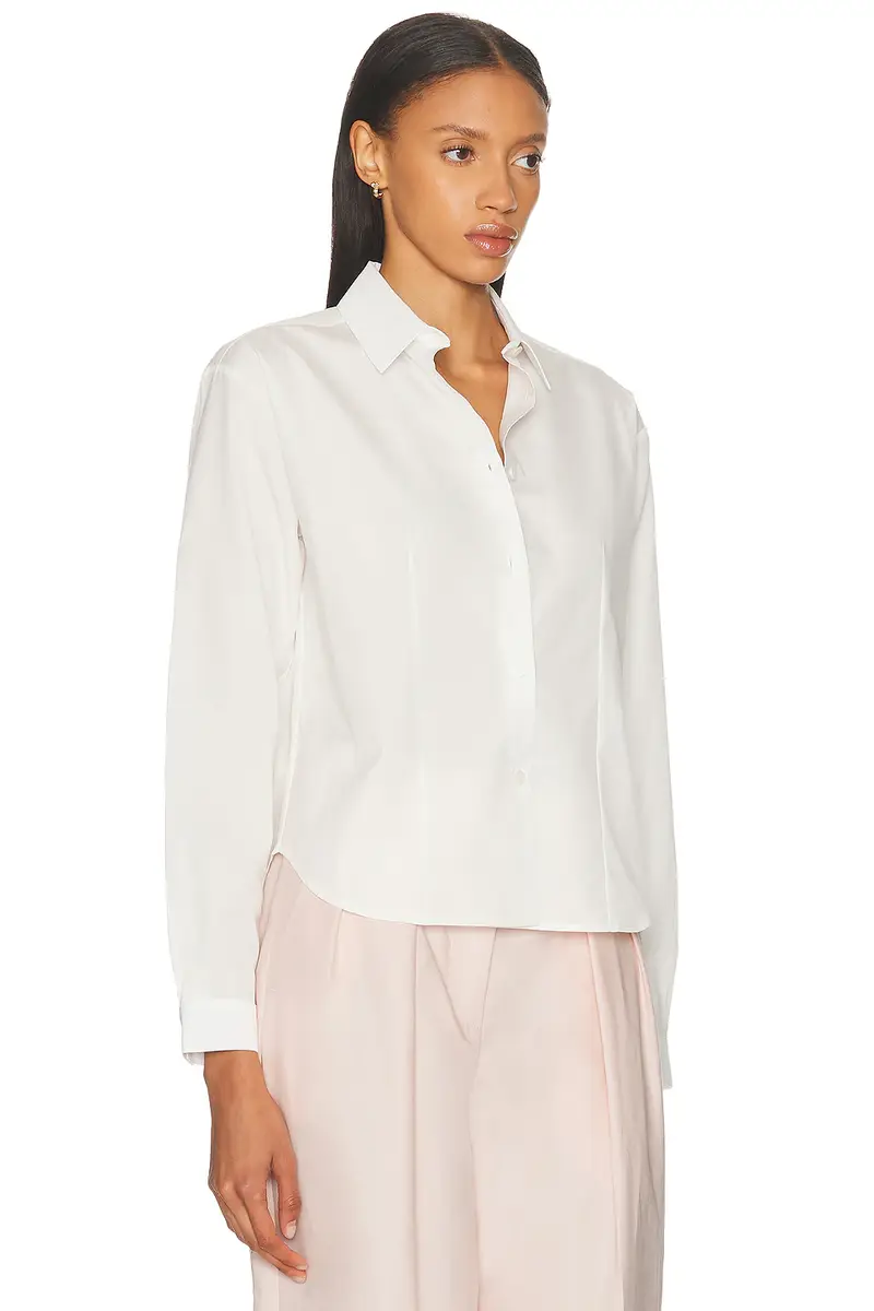 RENGGLI Cropped Long Sleeve Button Up Top | Thumbnail 2 RENGGLI Cropped Long Sleeve Button Up Top | Thumbnail 2