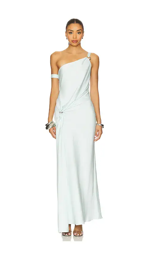MISHA The Horizon Satin Dress | Image 1 MISHA The Horizon Satin Dress | Image 1