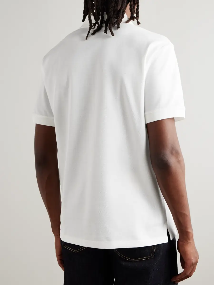 Alexander McQueen Logo-Embroidered Cotton-Piqué Polo Shirt - Men | Thumbnail 3 Alexander McQueen Logo-Embroidered Cotton-Piqué Polo Shirt - Men | Thumbnail 3