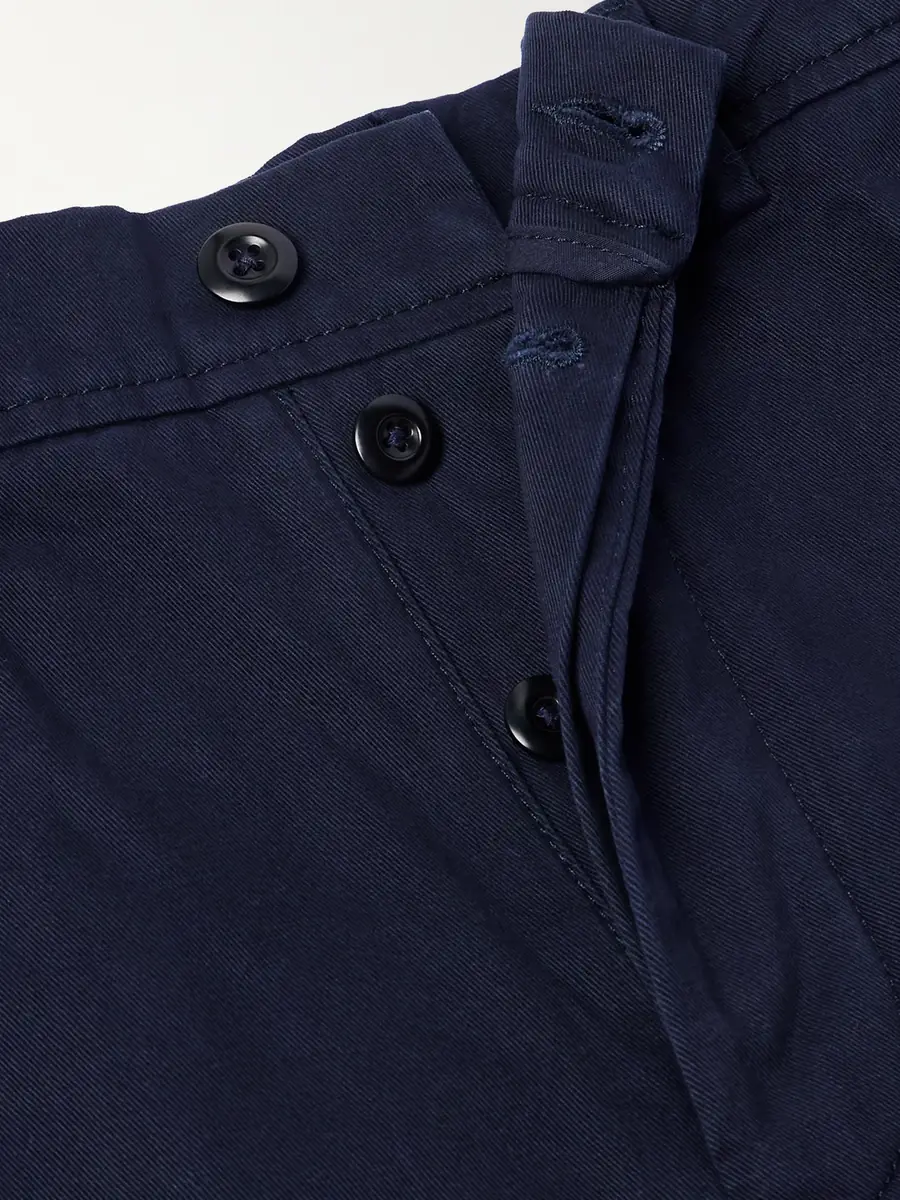 OFFICINE GÉNÉRALE Straight-Leg Garment-Dyed Cotton-Twill Trousers - Men | Thumbnail 6 OFFICINE GÉNÉRALE Straight-Leg Garment-Dyed Cotton-Twill Trousers - Men | Thumbnail 6