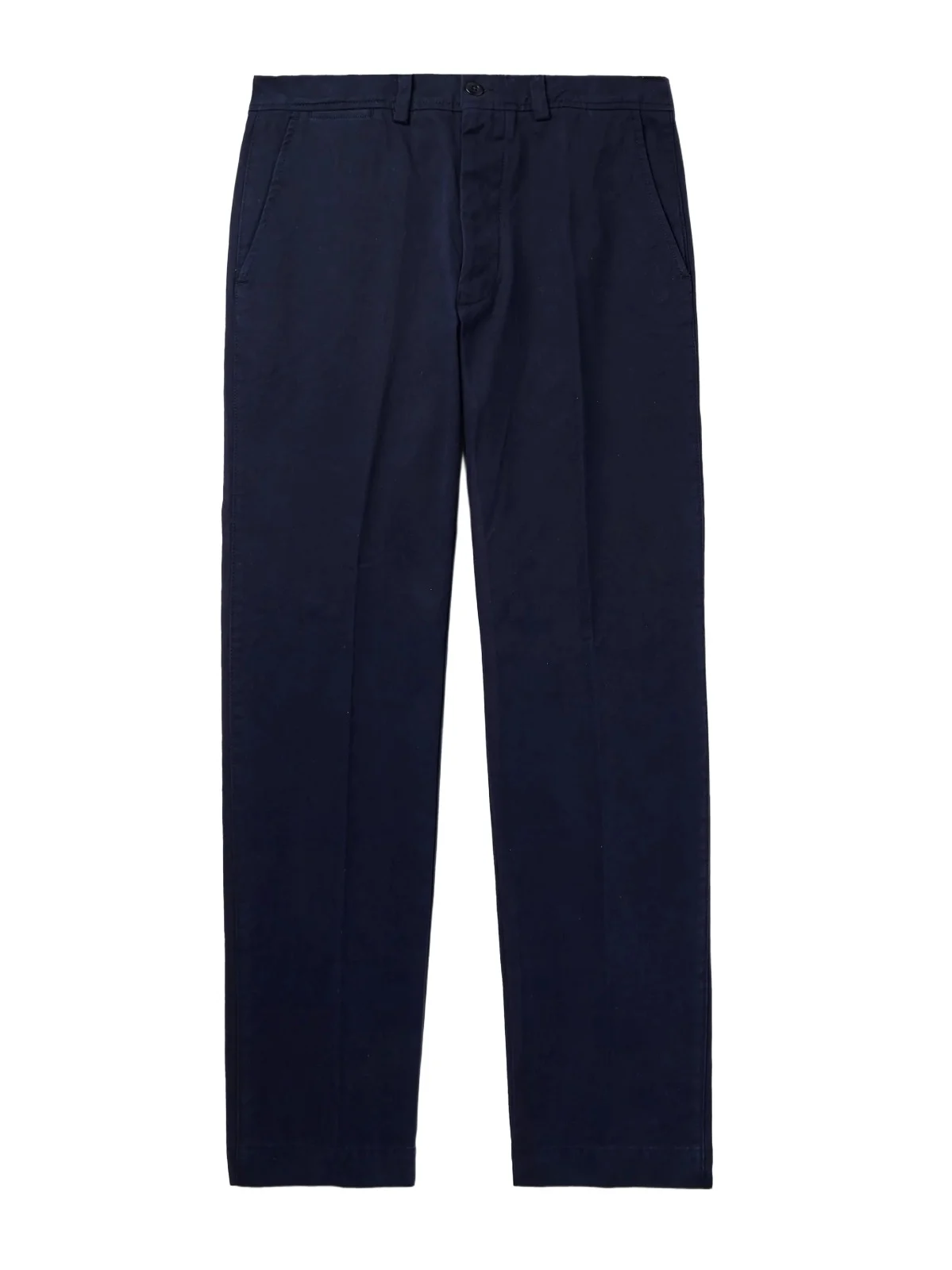 Straight-Leg Garment-Dyed Cotton-Twill Trousers - Men Straight-Leg Garment-Dyed Cotton-Twill Trousers - Men