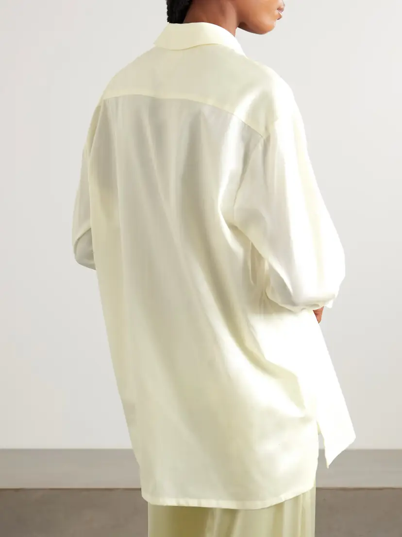 LESET Yoko Oversized Cotton-poplin Shirt | Thumbnail 3 LESET Yoko Oversized Cotton-poplin Shirt | Thumbnail 3