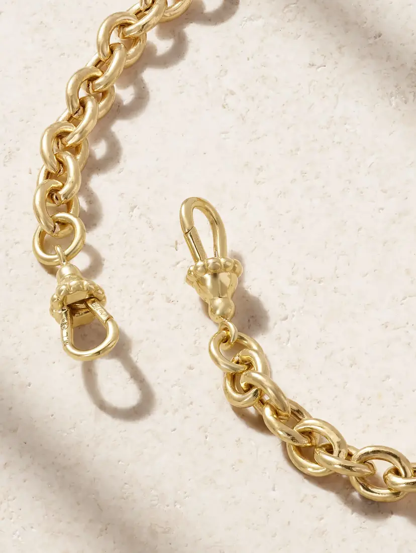 Marie Lichtenberg Jumbo Clover 18-karat Gold Diamond Necklace | Thumbnail 3
