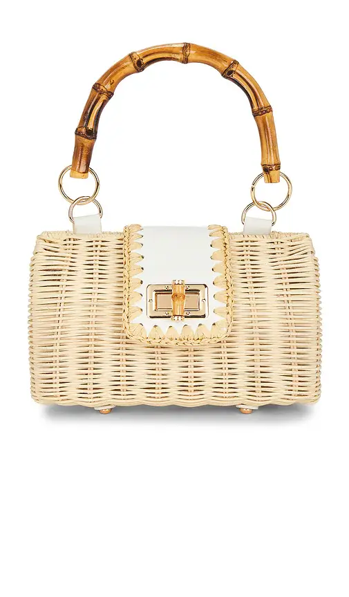 BTB Los Angeles Mason Bamboo Clutch