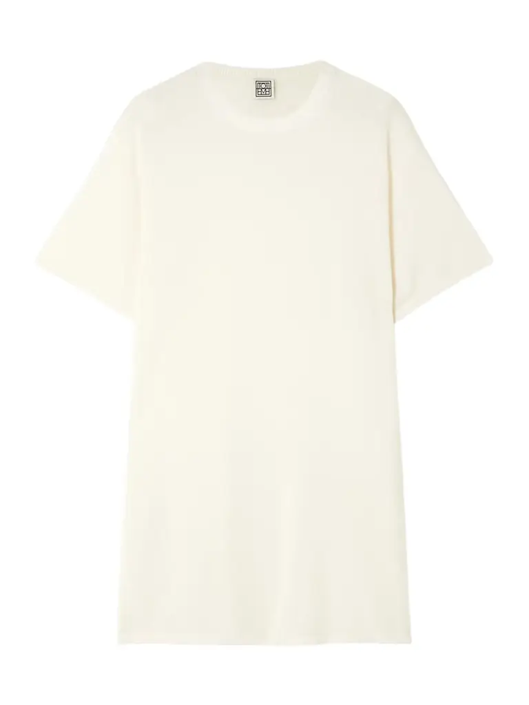 TOTEME Lyocell And Cashmere-blend T-shirt | Image 1 TOTEME Lyocell And Cashmere-blend T-shirt | Image 1