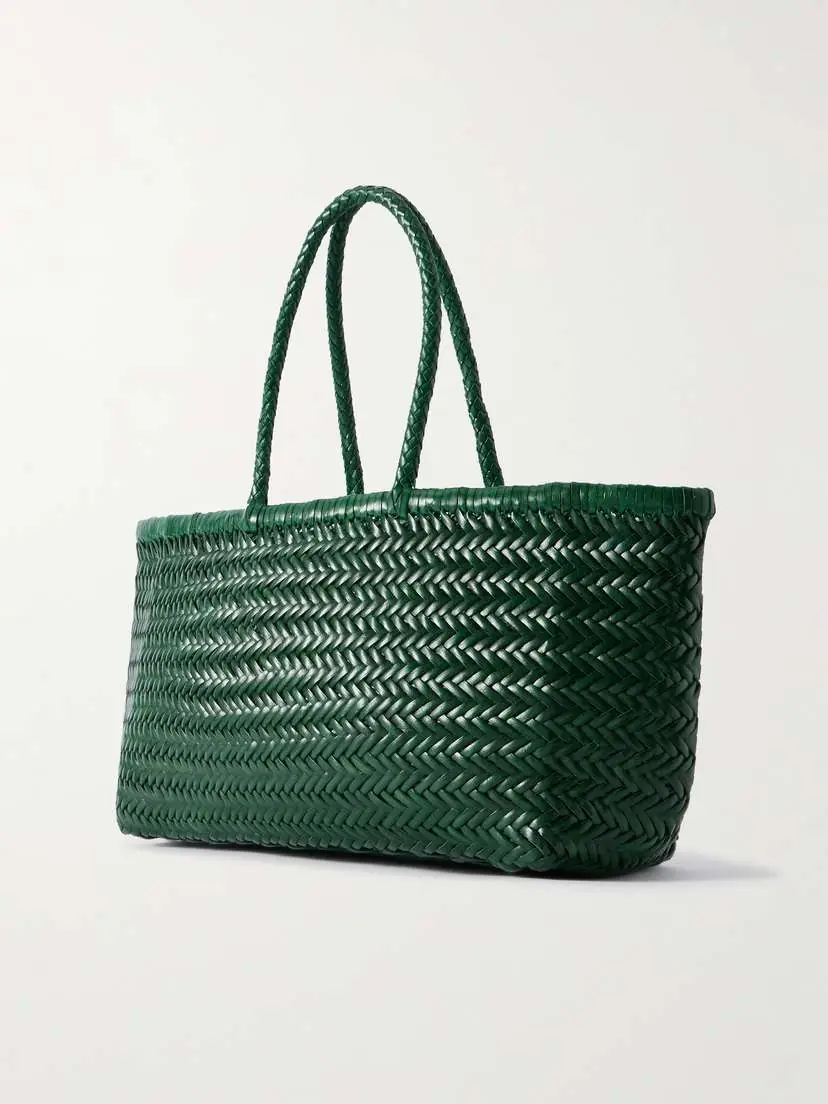 Dragon Diffusion Bamboo Triple Jump Big Woven Leather Tote | Thumbnail 3