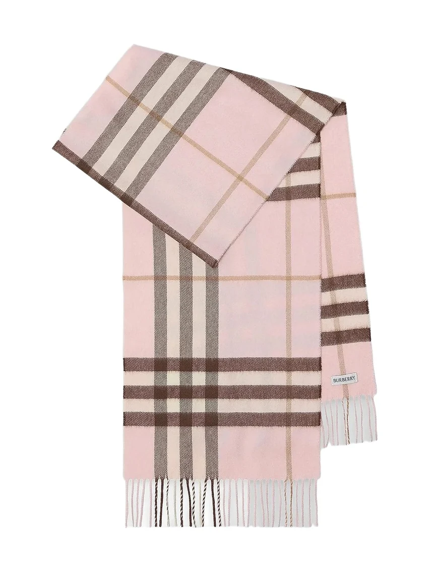 Women's Check Cashmere Scarf Women's Check Cashmere Scarf