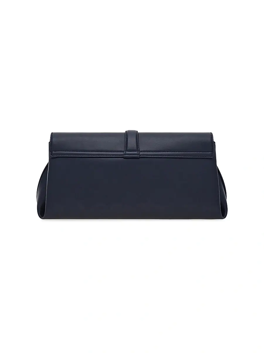 FERRAGAMO Women's Gancini Leather Crossbody Bag - Navy | Thumbnail 7 FERRAGAMO Women's Gancini Leather Crossbody Bag - Navy | Thumbnail 7