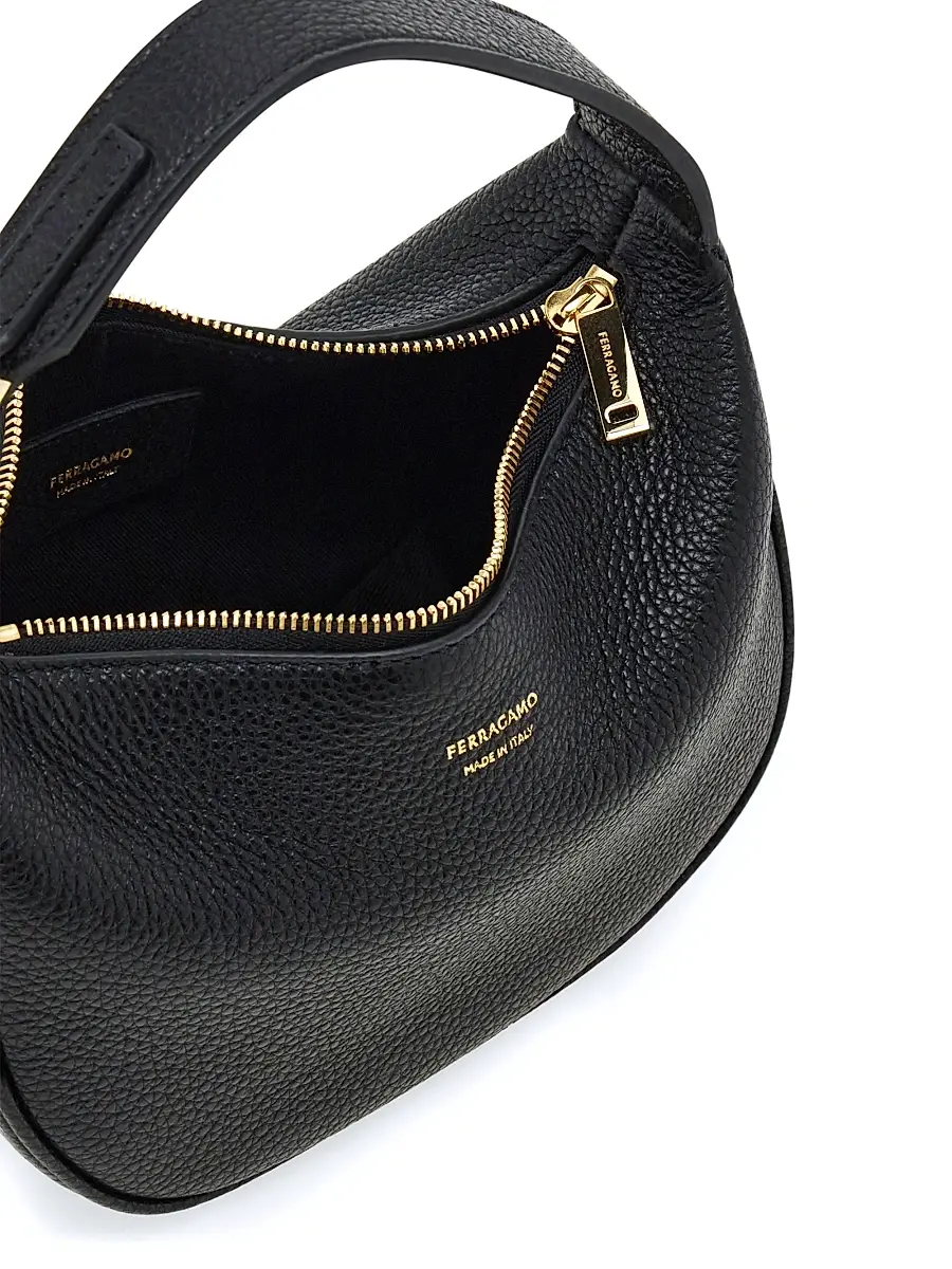 Ferragamo Women's Mini Gancini Leather Top Handle Bag | Thumbnail 5 Ferragamo Women's Mini Gancini Leather Top Handle Bag | Thumbnail 5