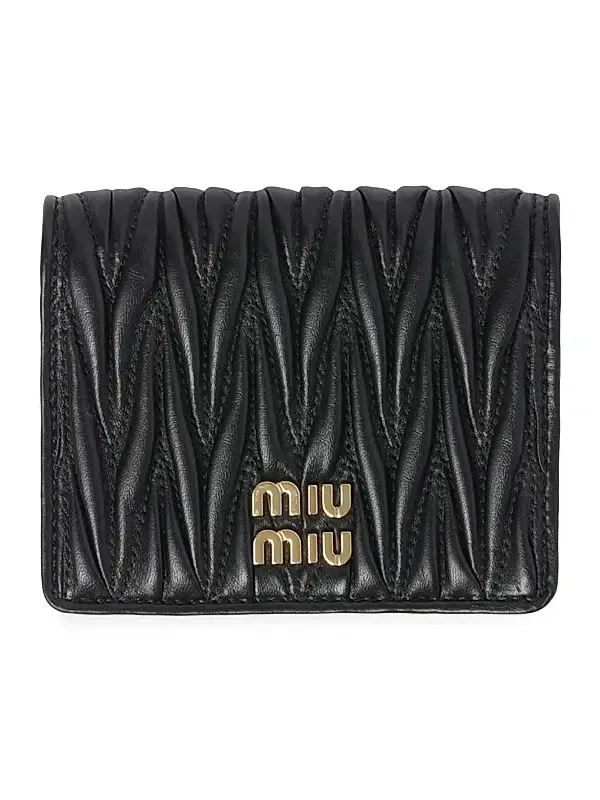 Women's Small Matelassé Nappa Leather Wallet