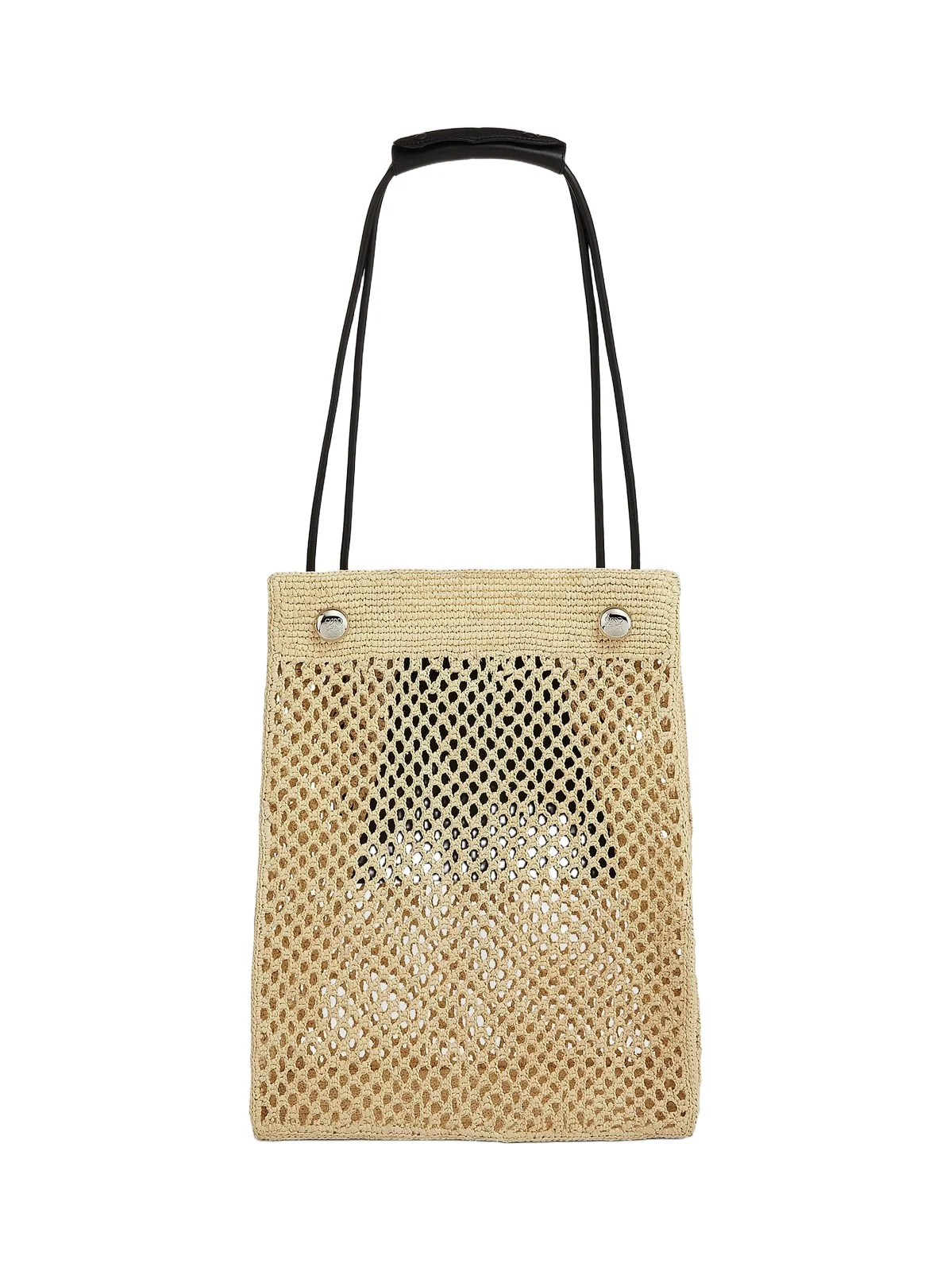 Loewe Men's x Paula's Ibiza Pebble Hobo Honeycomb Raffia & Leather Tote Bag