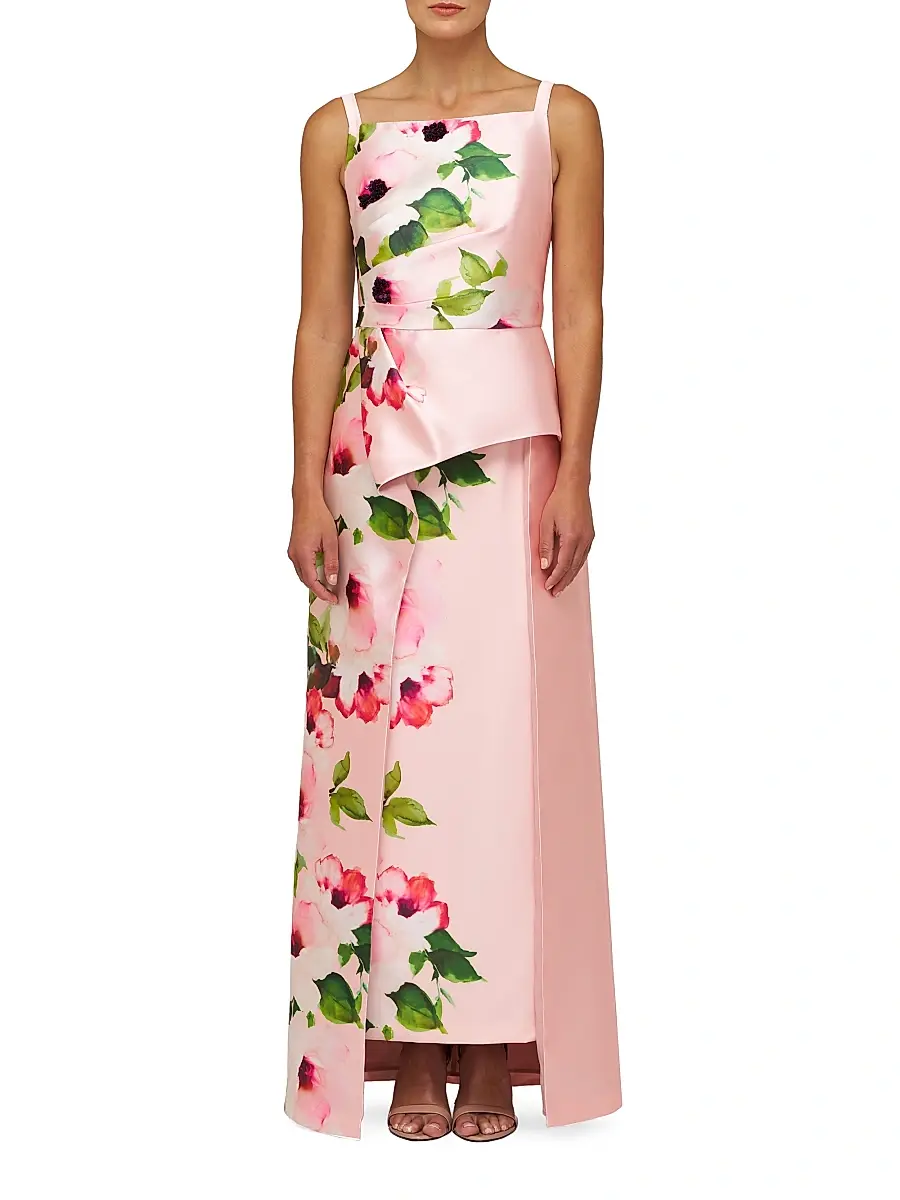 Kay Unger Women's Barbara Walk Thru Gown | Thumbnail 2 Kay Unger Women's Barbara Walk Thru Gown | Thumbnail 2
