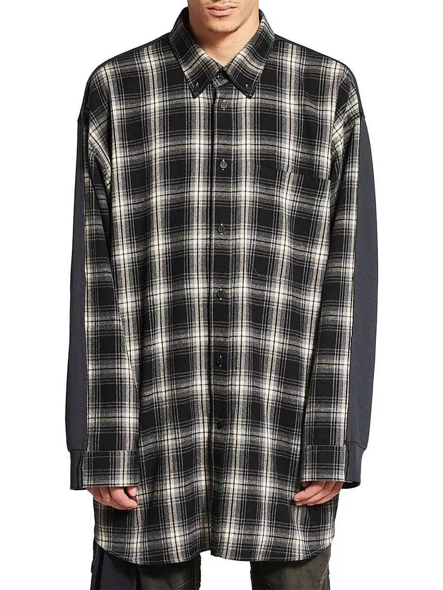 Balenciaga Men's Hybrid Overshirt | Thumbnail 3