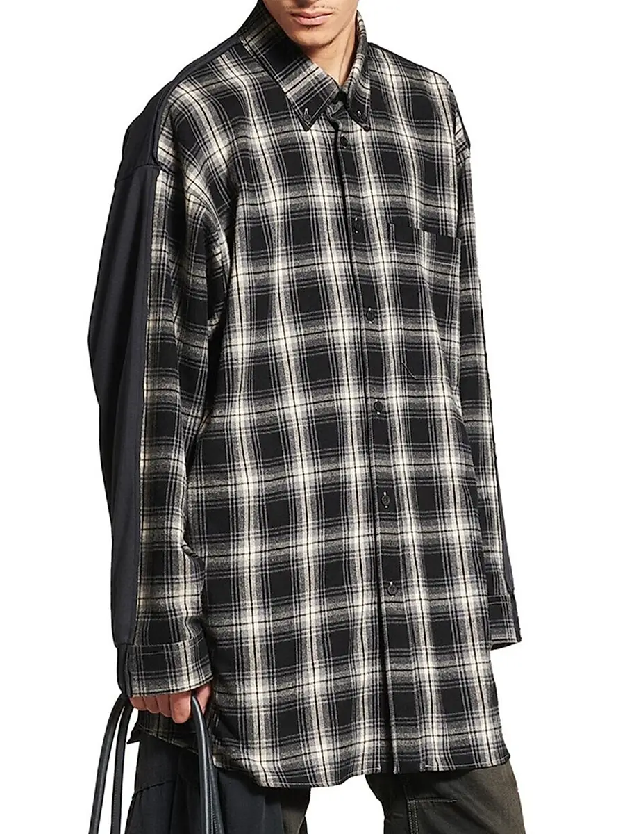 Balenciaga Men's Hybrid Overshirt | Thumbnail 4