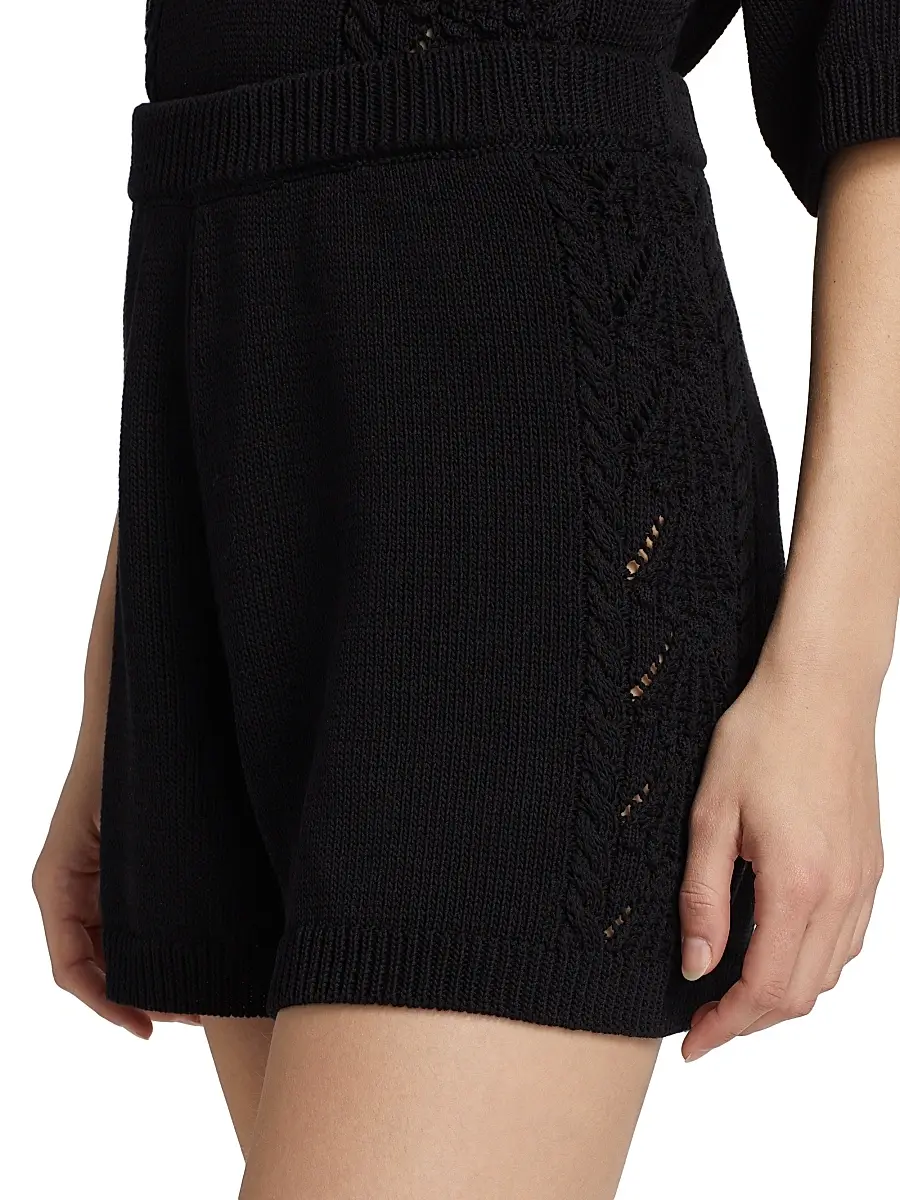 Loulou de Saison Women's Andel Knitted Shorts | Thumbnail 6 Loulou de Saison Women's Andel Knitted Shorts | Thumbnail 6