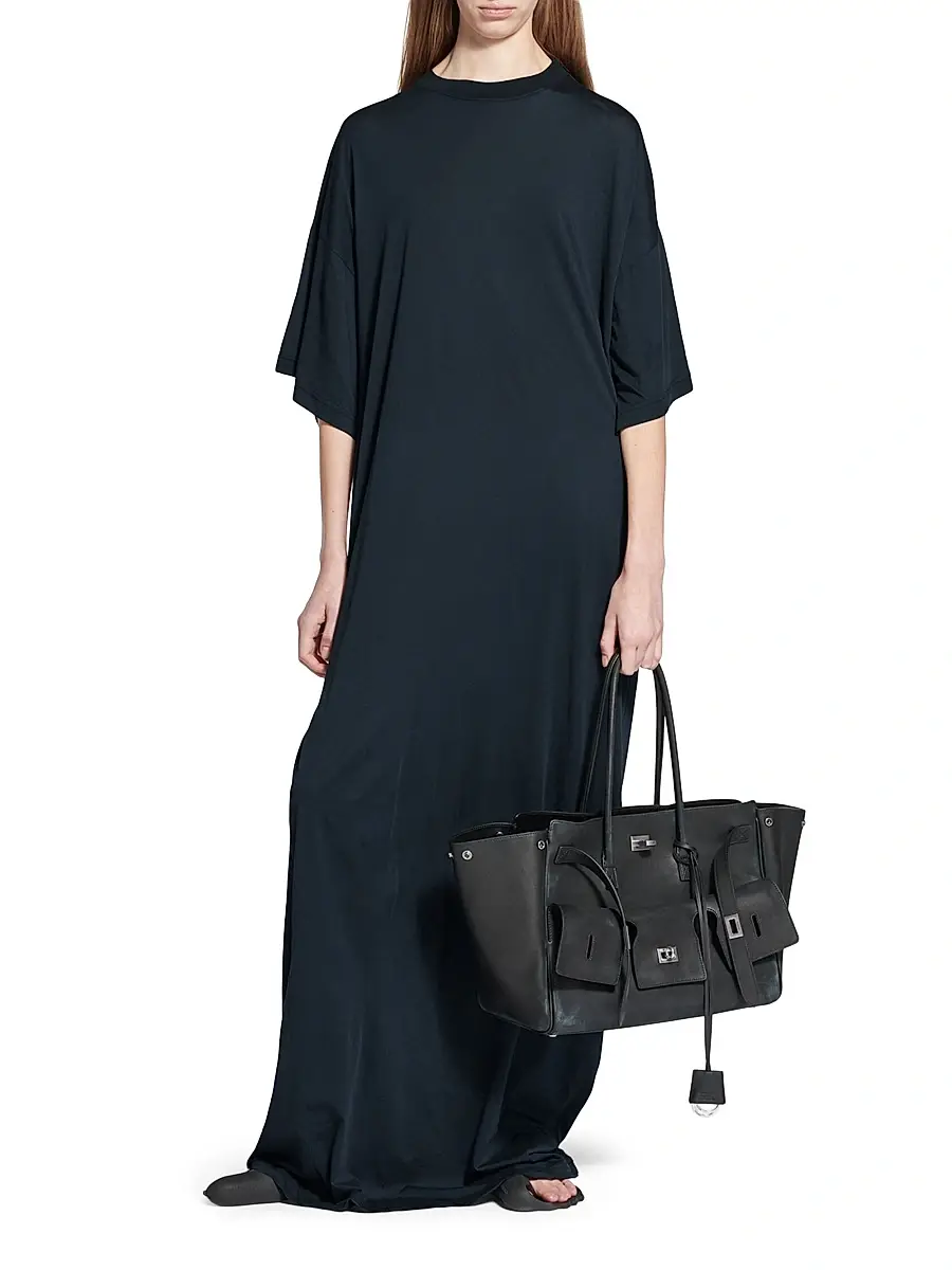 Balenciaga Women's Cocoon Maxi Dress | Thumbnail 2