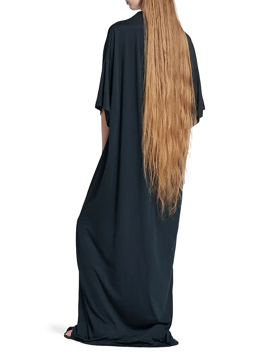 Balenciaga Women's Cocoon Maxi Dress | Thumbnail 3