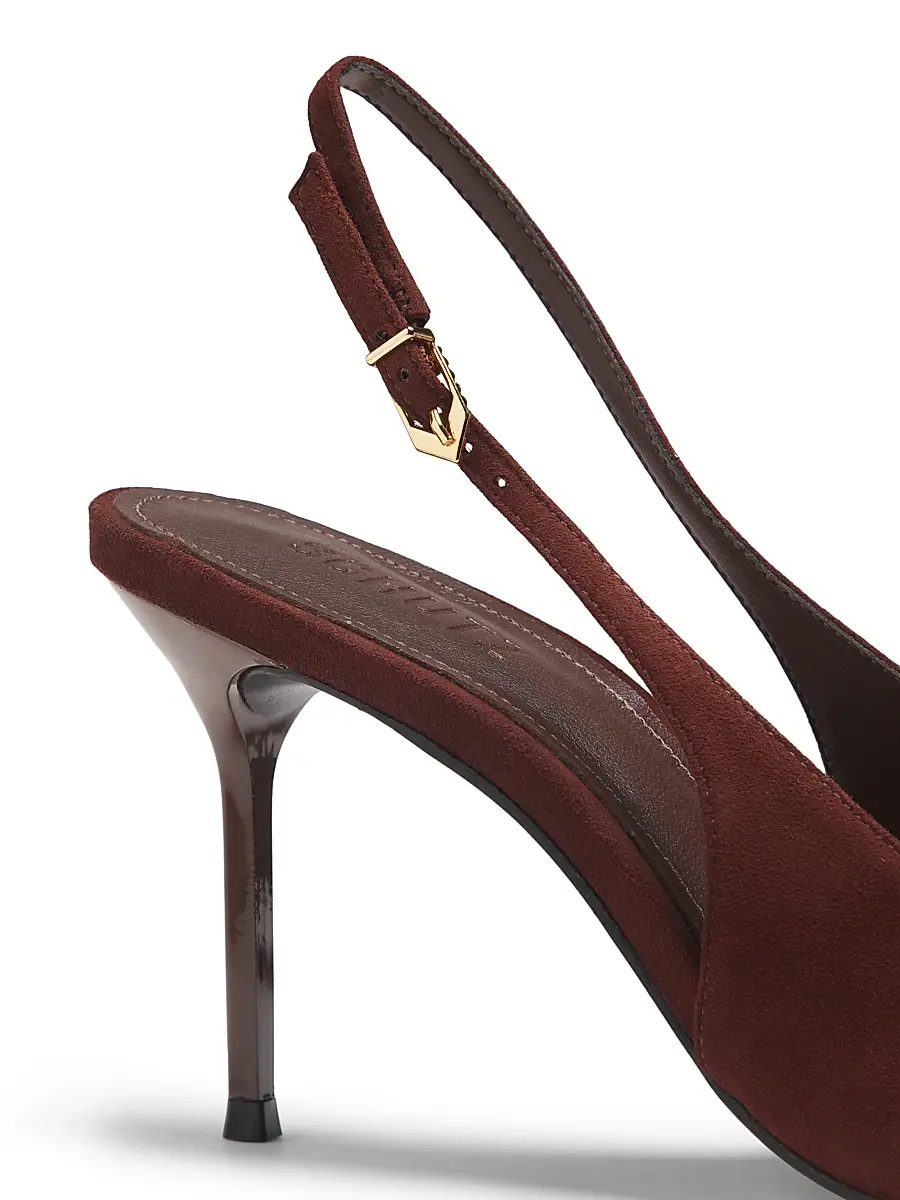 Schutz Women's Alicia Sling 90MM Suede Slingback Pumps | Thumbnail 6 Schutz Women's Alicia Sling 90MM Suede Slingback Pumps | Thumbnail 6