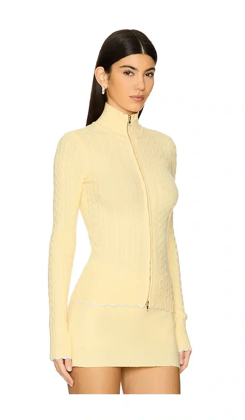 Frankies Bikinis Carter Cable Knit Sweater | Thumbnail 2 Frankies Bikinis Carter Cable Knit Sweater | Thumbnail 2