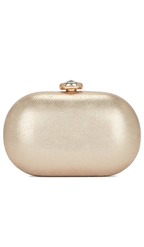 olga berg Marta Metallic Clutch | Thumbnail 2 olga berg Marta Metallic Clutch | Thumbnail 2