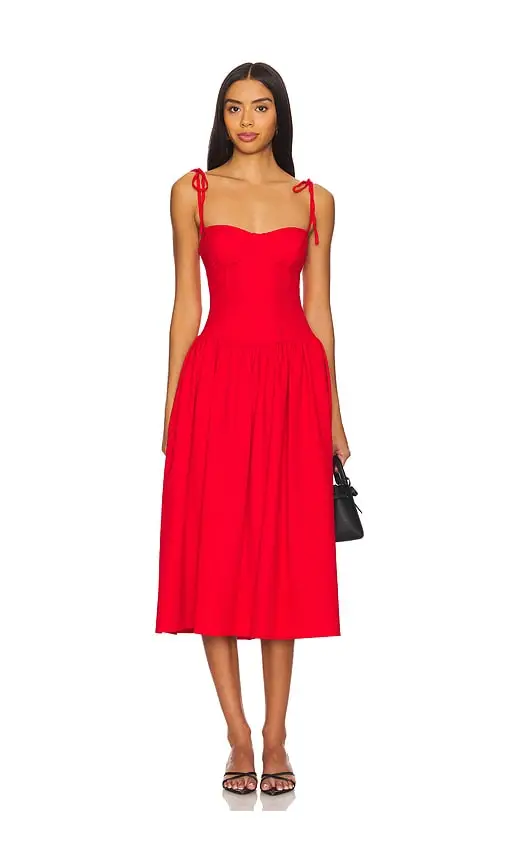 MORE TO COME Theresa Midi Corset Dress | Image 1 MORE TO COME Theresa Midi Corset Dress | Image 1