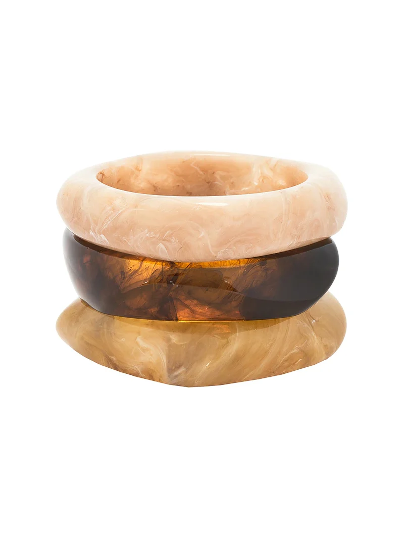 Resin Bangles Set Of 3 Resin Bangles Set Of 3
