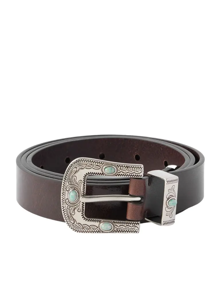 Brunello Cucinelli 2.5cm Embellished Leather Belt - Men | Image 1 Brunello Cucinelli 2.5cm Embellished Leather Belt - Men | Image 1