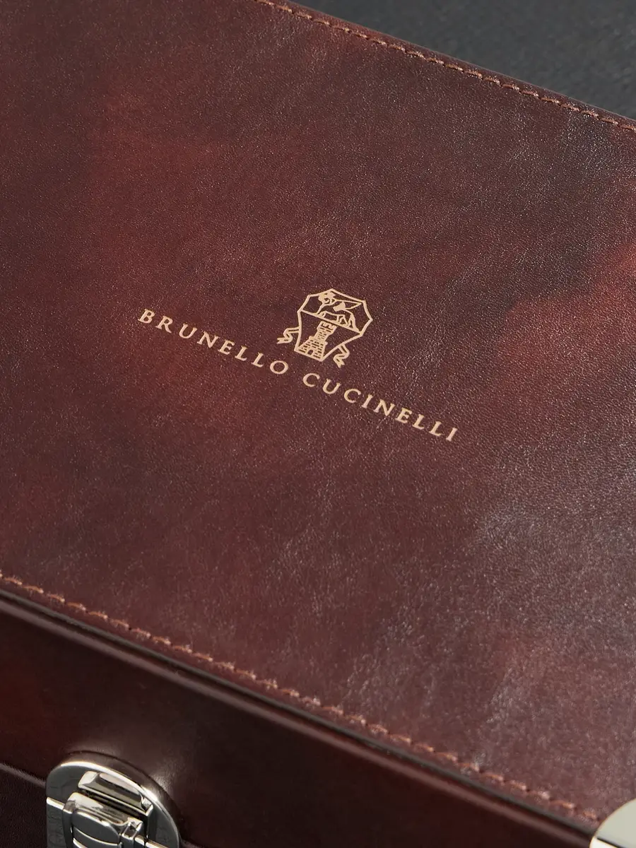 Brunello Cucinelli Full-Grain Leather Eight-Piece Watch Box - Men | Thumbnail 3 Brunello Cucinelli Full-Grain Leather Eight-Piece Watch Box - Men | Thumbnail 3