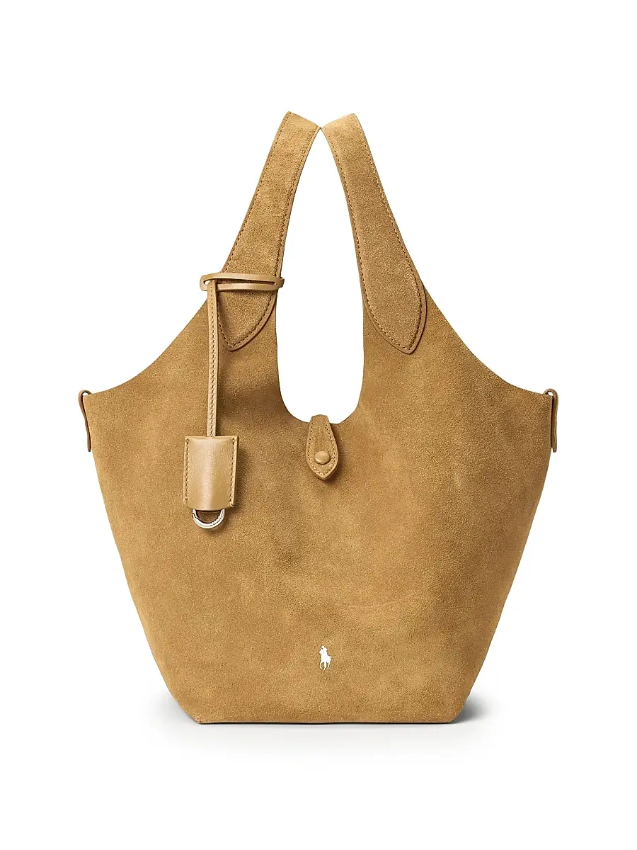 Polo Ralph Lauren Women's Play Suede Tote - Caramel | Image 1 Polo Ralph Lauren Women's Play Suede Tote - Caramel | Image 1