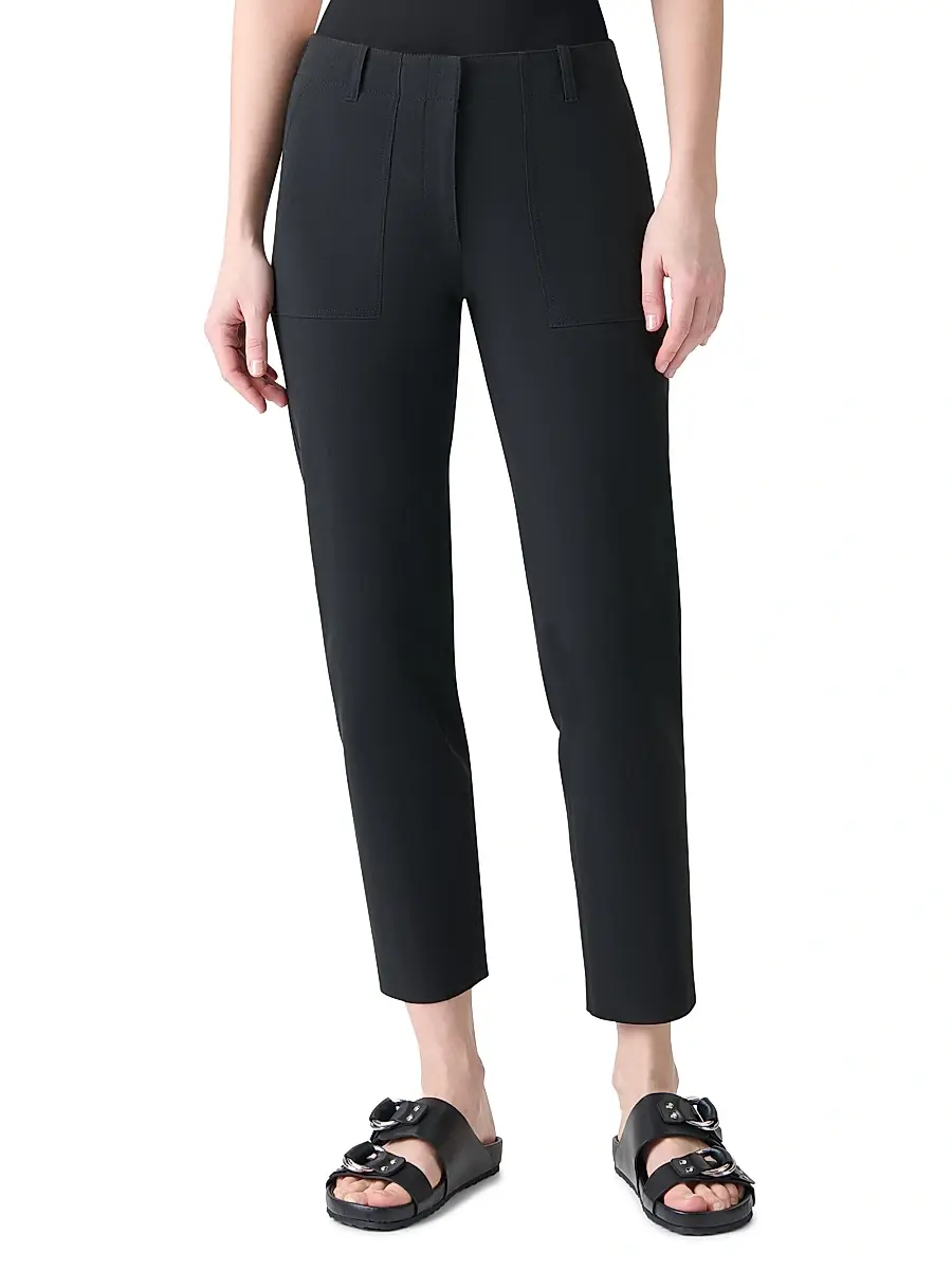 Akris punto Women's Franco Cargo Pants - Black | Thumbnail 2