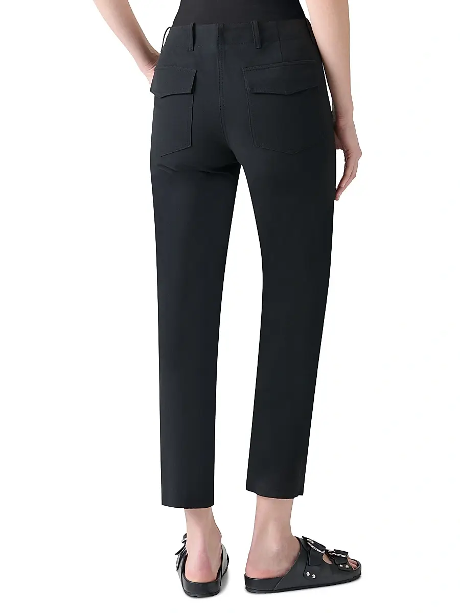 Akris punto Women's Franco Cargo Pants - Black | Thumbnail 4
