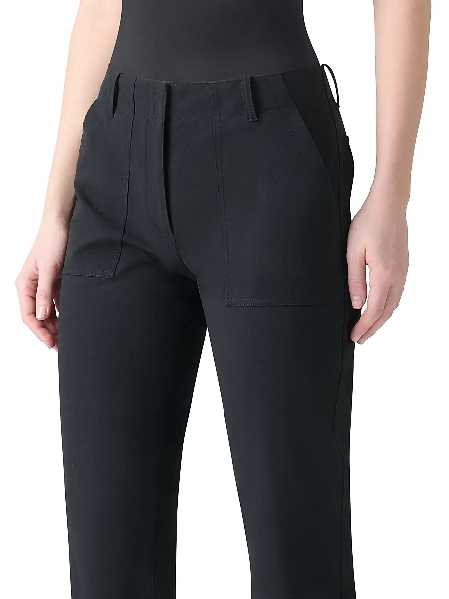 Akris punto Women's Franco Cargo Pants - Black | Thumbnail 5