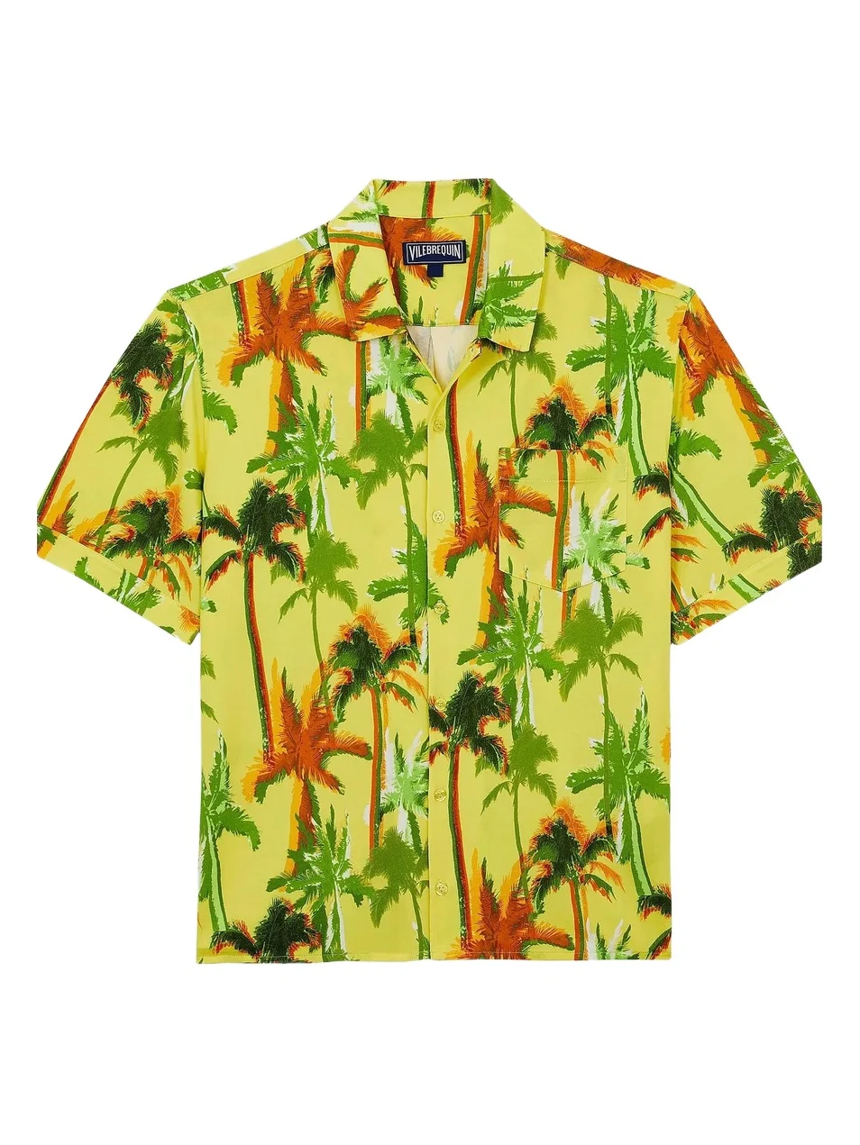 Men's Palms Offset Cotton Shirt Men's Palms Offset Cotton Shirt